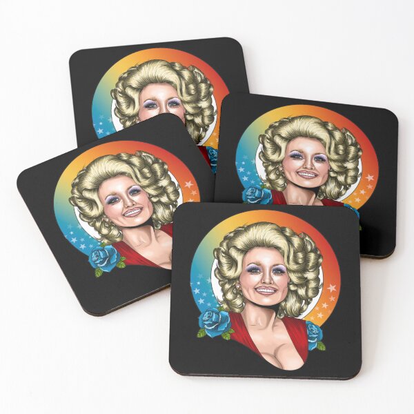 Item preview, Dolly Parton Flower Roseblue  designed and sold by JohnRHand.