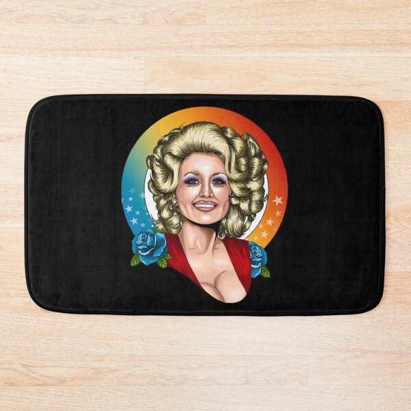 Item preview, Dolly Parton Flower Roseblue  designed and sold by JohnRHand.