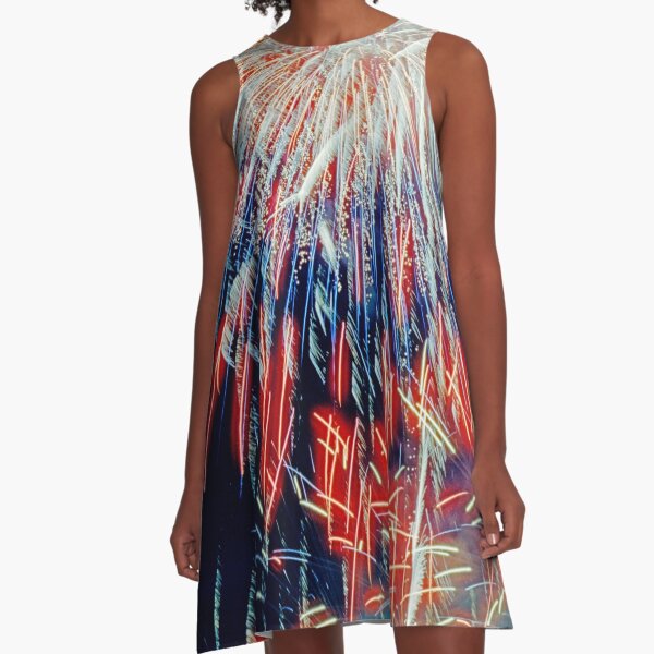 By the Rockets' Red Glare A-Line Dress