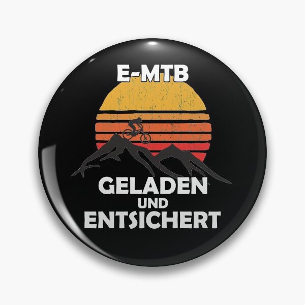 Item preview, E-MTB Sunset Mountains E-Bike Graphic Design - d designed and sold by Gerdek.