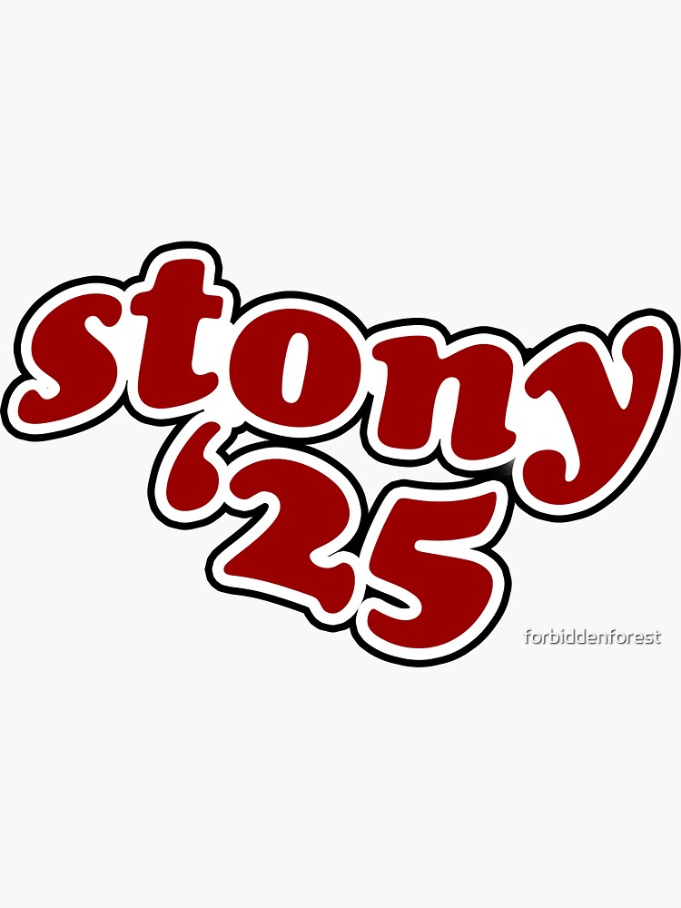 "Stony Brook University Class of 2025" Sticker for Sale by