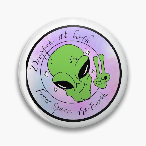 Item preview, Alien Art dropped at birth from space to earth designed and sold by mommaKart.