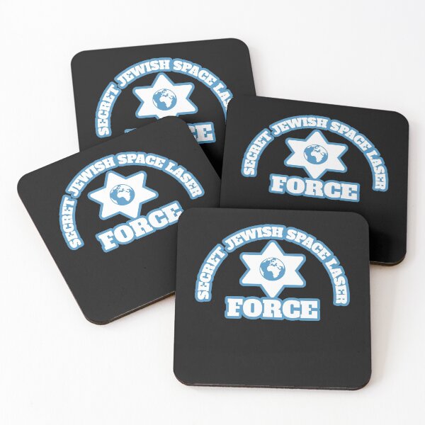 Item preview, Secret Jewish Space Laser Force Satire - White And Blue Star designed and sold by Chubuter.