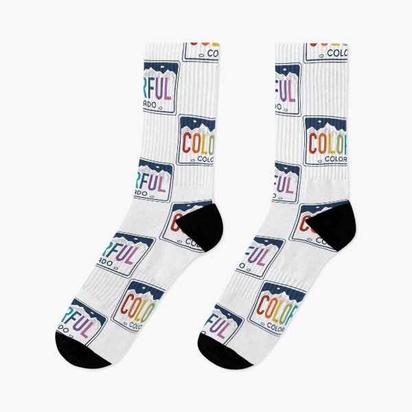 Item preview, Colorful Colorado Rainbow - Colorado License Plate Design designed and sold by ExploreColorado.