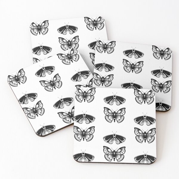Item preview, Tatto style moth/butterfly design designed and sold by baconqueen.
