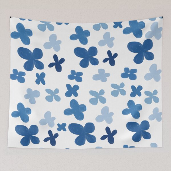 Item preview, Hydrangea Blue Flower designed and sold by Saladeis-draw.