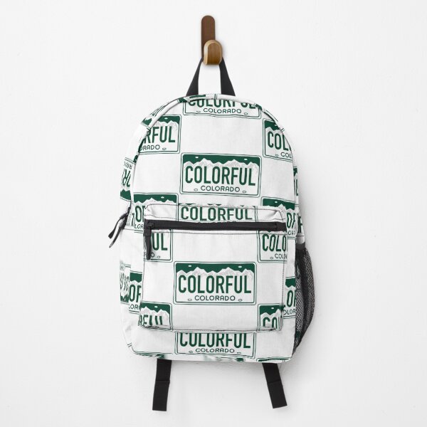 Item preview, Colorful Colorado Green on White - Colorado License Plate Design designed and sold by ExploreColorado.