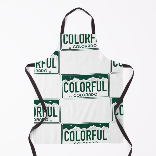 Item preview, Colorful Colorado Green on White - Colorado License Plate Design designed and sold by ExploreColorado.
