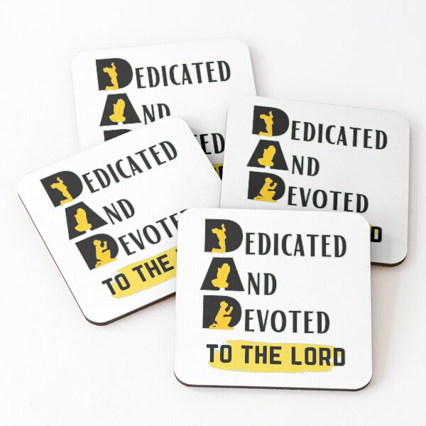Item preview, Dad Dedicated and Devoted to the Lord designed and sold by garmentoffaith.