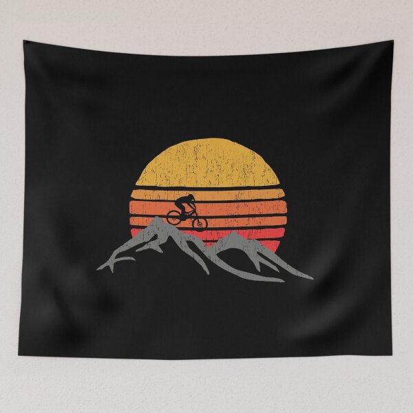 Item preview, Mountain Bike Vintage Sunset Design Graphic Design - b designed and sold by Gerdek.