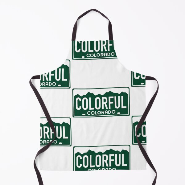 Item preview, Colorful Colorado White on Green - Colorado License Plate Design designed and sold by ExploreColorado.
