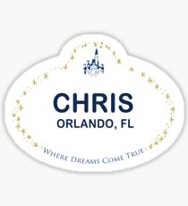 Chris From Orlando Sticker