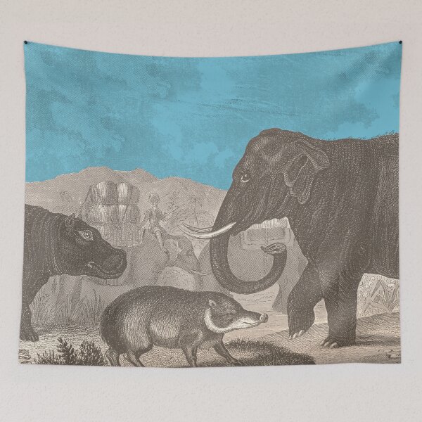Item preview, Jungle safari with elephant hippopotamus pig designed and sold by Mauswohn.