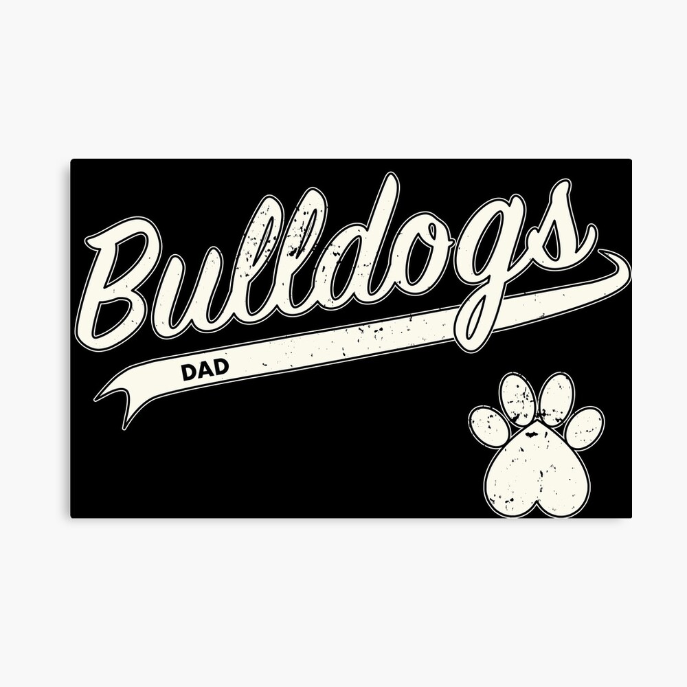 Team Bulldogs Brooklyn - Retro Baseball Jersey - Baseball-Paw accent - Blue  lettering Essential T-Shirt for Sale by 8PawsStudio