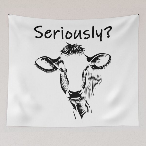 Item preview, Seriously? Funny Cow designed and sold by LordAudes.