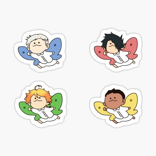 The Promised Neverland Faceless Character Stickers V1 TPN / 