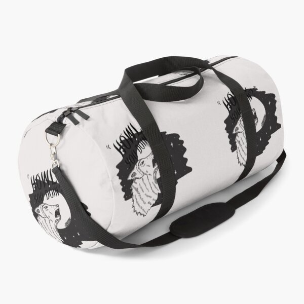 Item preview, Black and White Vintage Wolf Howling Design|Howl you doing? designed and sold by Red-ElYoubi.