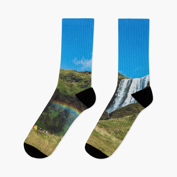 Item preview, Skógafoss Waterfall with Rainbow designed and sold by Maria N.