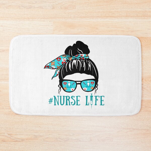 Item preview, Nurse Life Messy Bun designed and sold by Mixture-DESIGN.