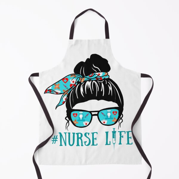 Item preview, Nurse Life Messy Bun designed and sold by Mixture-DESIGN.