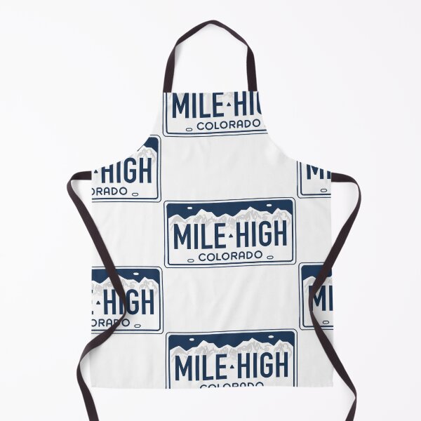 Artikelvorschau, Kopie van Mile High City Blue on White - Colorado License Plate Design entworfen und verkauft von ExploreColorado.