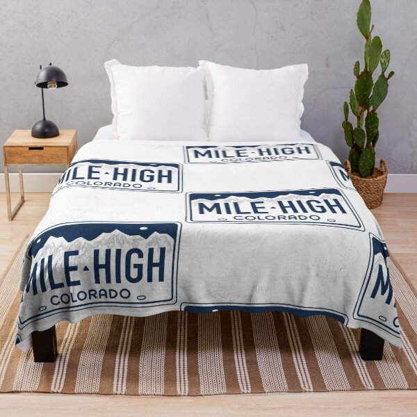Item preview, Copy of Mile High City Blue on White - Colorado License Plate Design designed and sold by ExploreColorado.