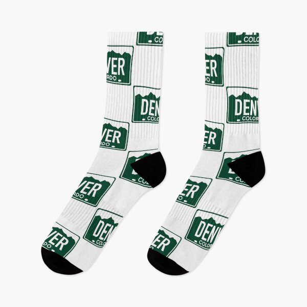 Item preview, Denver Colorado White on Green - Colorado License Plate Design designed and sold by ExploreColorado.