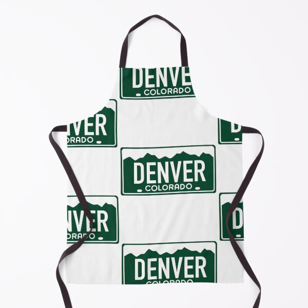 Item preview, Denver Colorado White on Green - Colorado License Plate Design designed and sold by ExploreColorado.