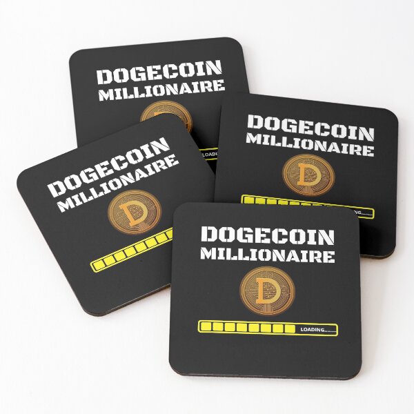 Item preview, Dogecoin Millionaire Loading, Funny Crypto Cryptocurrency designed and sold by Chic Threads Shop.
