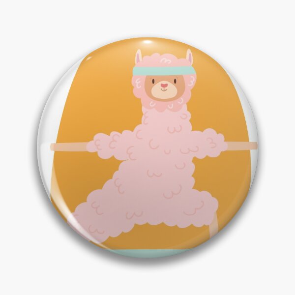 Item preview, Cute Llama Doing Yoga designed and sold by TheImperfecto.