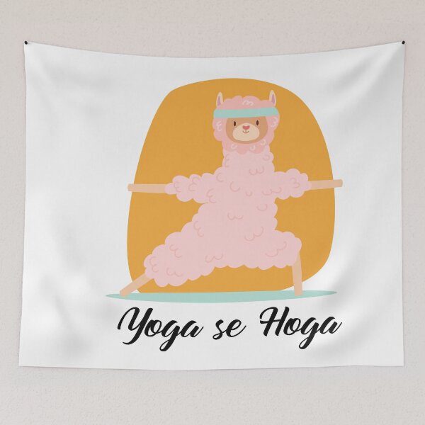 Item preview, Cute Llama Doing Yoga designed and sold by TheImperfecto.