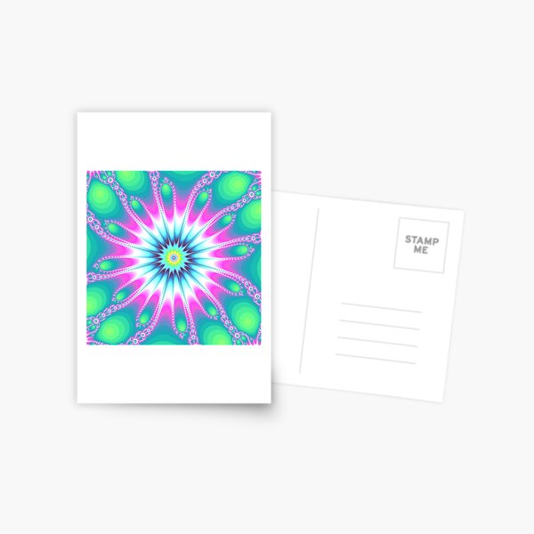 Fractale Angelie Postkarte