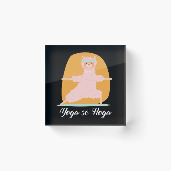 Item preview, Cute Llama Doing Yoga designed and sold by TheImperfecto.