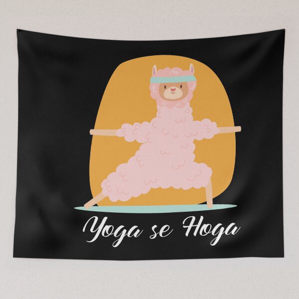 Item preview, Cute Llama Doing Yoga designed and sold by TheImperfecto.