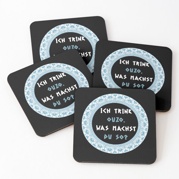 Item preview, I drink ouzo, what are you doing? Ouzo, Greece, Fun designed and sold by ThommyBLN.
