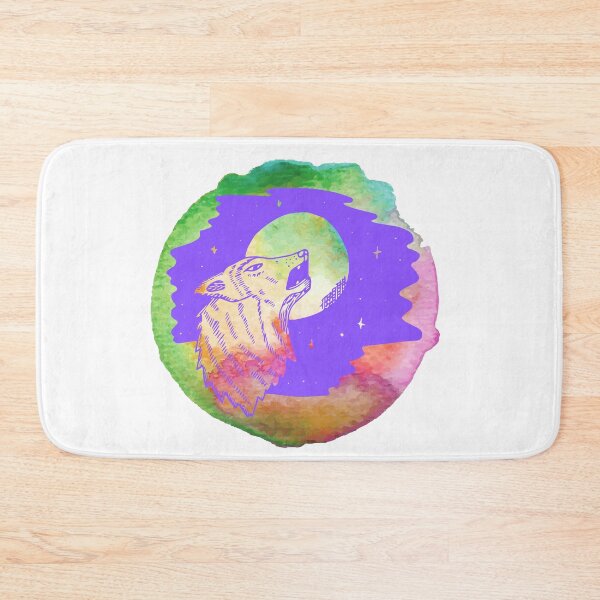 Item preview,  Vintage Watercolor of a Wolf Howling Design designed and sold by Red-ElYoubi.