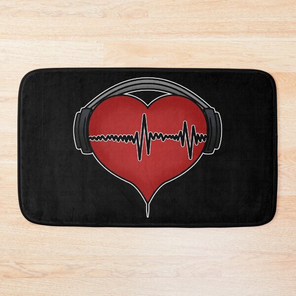 Item preview, Heartbeat - Black designed and sold by daniloramirezcr.