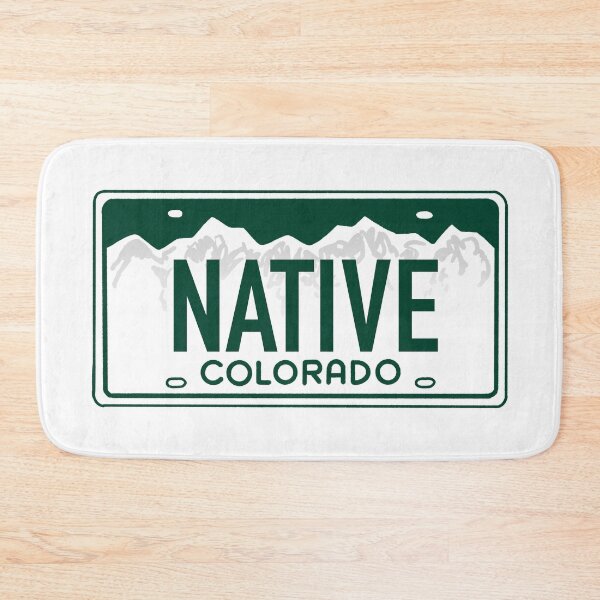 Item preview, Colorado Native Green on White - Colorado License Plate Design designed and sold by ExploreColorado.