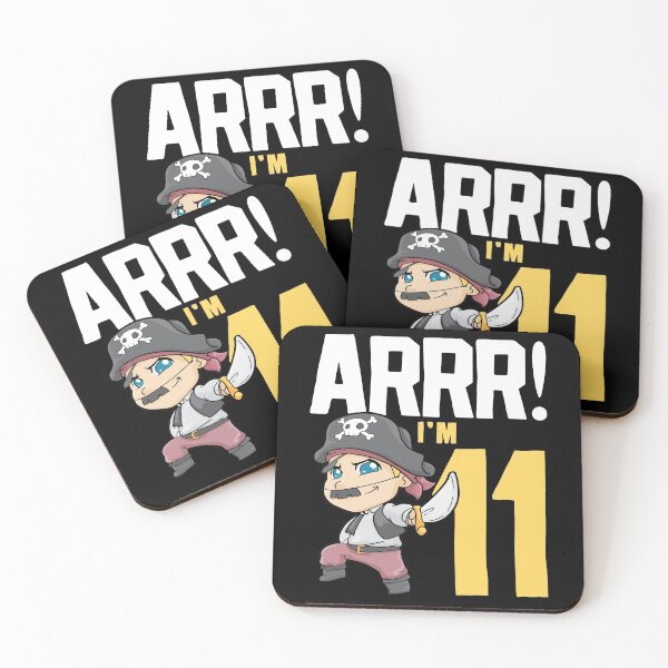 Item preview, 11th Birthday Pirate Eleven Years Old designed and sold by CreativeGiftShp.