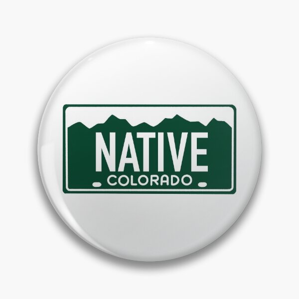Item preview, Colorado Native White on Green - Colorado License Plate Design designed and sold by ExploreColorado.