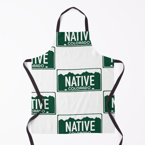Item preview, Colorado Native White on Green - Colorado License Plate Design designed and sold by ExploreColorado.