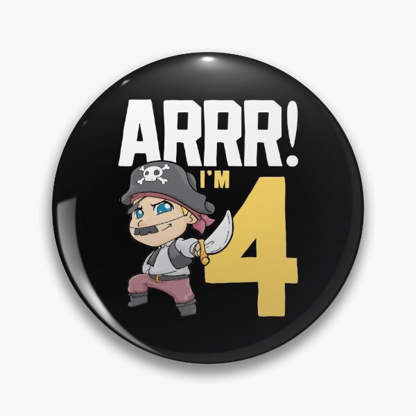 Item preview, 4th Birthday Pirate Four Years Old designed and sold by CreativeGiftShp.