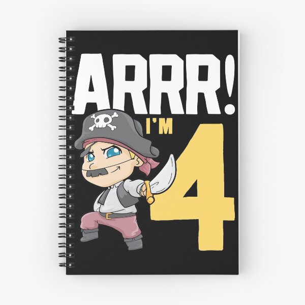 Item preview, 4th Birthday Pirate Four Years Old designed and sold by CreativeGiftShp.
