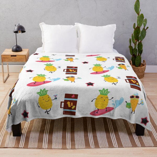 Item preview, Cute Pineapples enjoying Summer designed and sold by TheImperfecto.
