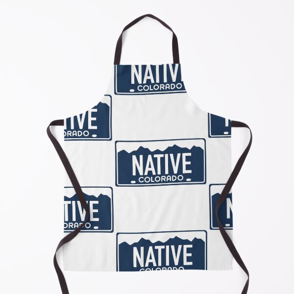 Artikelvorschau, Inheems wit van Colorado op Blauw - Ontwerp van de Kentekenplaat van Colorado entworfen und verkauft von ExploreColorado.