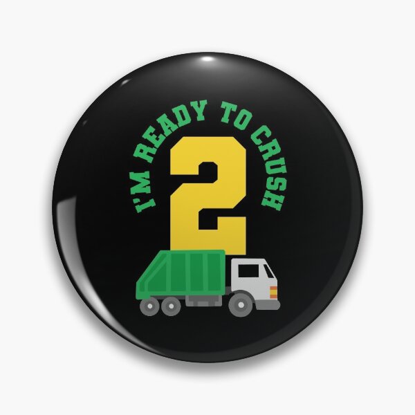 Item preview, 2nd Birthday Garbage Truck Two Years Old designed and sold by CreativeGiftShp.
