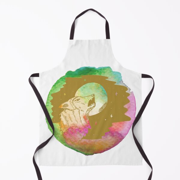 Item preview, Vintage Watercolor of a Wolf Howling Design designed and sold by Red-ElYoubi.