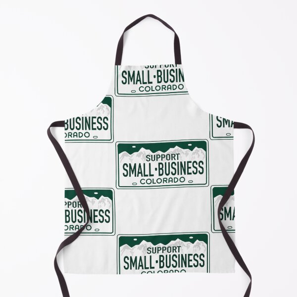 Item preview, Support Small Business Green on White - Colorado License Plate Design designed and sold by ExploreColorado.