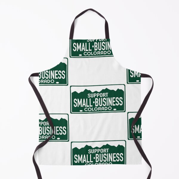 Item preview, Support Small Business White on Green - Colorado License Plate Design designed and sold by ExploreColorado.