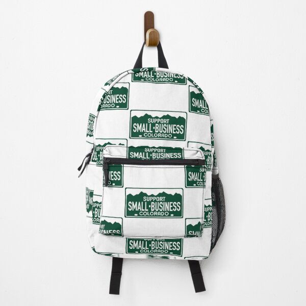 Item preview, Support Small Business White on Green - Colorado License Plate Design designed and sold by ExploreColorado.